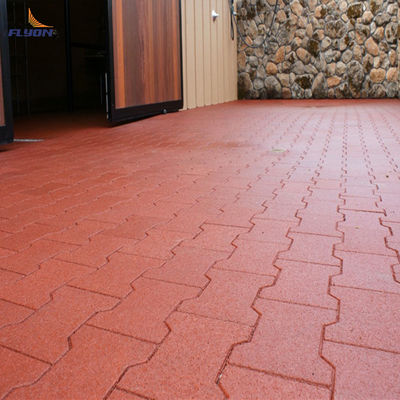 Good price Rectangular Rubber Flooring Mat For Noise Reduction In Indoor / Outdoor Areas online