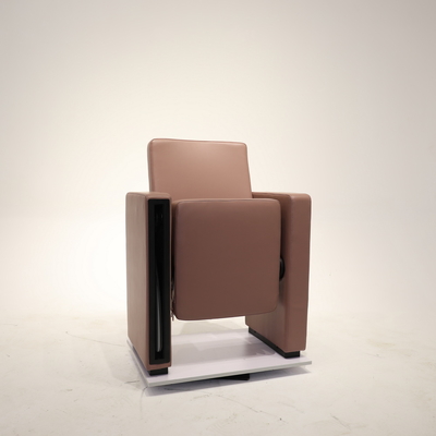 Comfortable Customizable Auditorium Modern Movie Theater Seats Chair Solutions With Aisle Panels