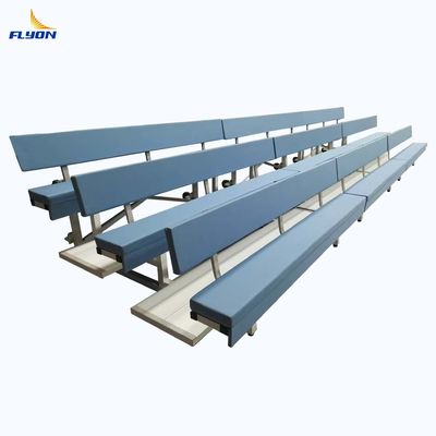 Good price New 3 Rows Removable Scaffold Aluminum Soft Chair Bleacher Sport Seating online