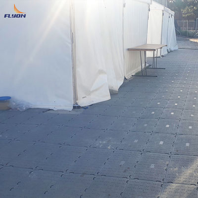 High-density Polyethylene Portable Event Flooring with 1-year Warranty, Fire Resistant and Cost-effective for Outdoor Events