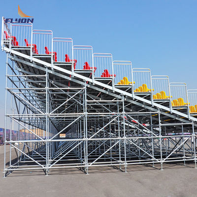 Good price ISO9001 Certified Aluminum Bleachers with 2 Years Warranty and Easy to Install and Remove for Stadium Seating online