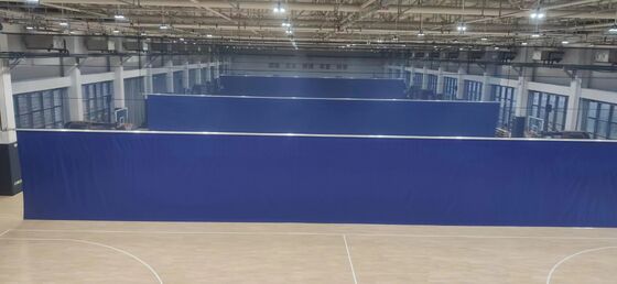 High Strength Fabric Divider Curtain with Electric Control System and Customizable Color for Sport Fields
