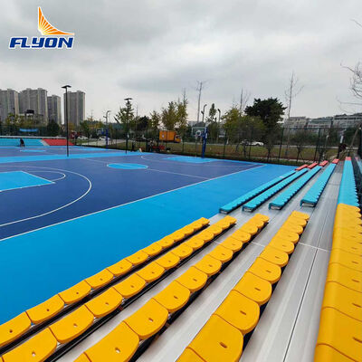 Customizable Size Aluminum Bleachers with Easy Installation and 2 Years Warranty for Outdoor Stadium Seating
