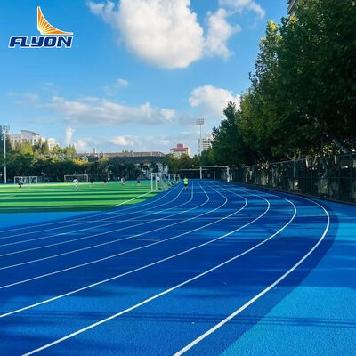 9mm IAAF Certified Athletic Running Tracks Anti UV Full Pour System