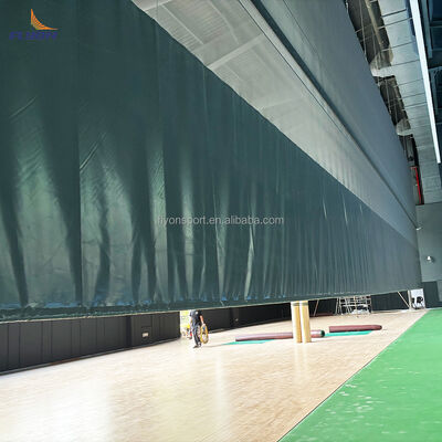 Good price Customizable Size High-Strength PVC Divider Curtain for Sports Hall with 7.5m/min Lifting Speed online