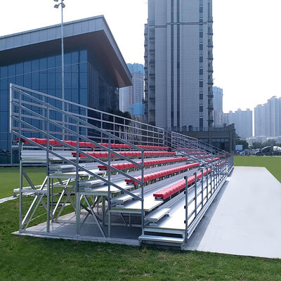Good price 3 Rows Removable Aluminum Bleachers with PP/HDPE Seats for Stadium and Outdoor Use online