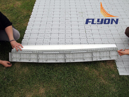Good price Fireproof Weather Resistant Interlocking Portable Event Flooring for Turf Protection online