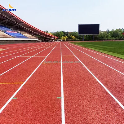Good price Custom Color Full Pour Synthetic Athletic Track with Shock Absorption and IAAF Certification for Schools and Stadiums online