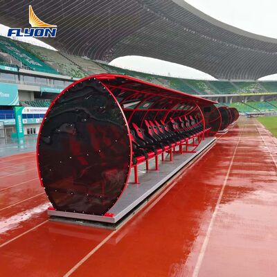 Good price Vandal-proof Fire Retardant Portable Bench Shelter with 3-Year Warranty for Outdoor Sports Venues online