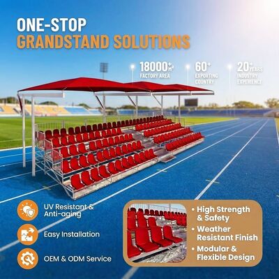 Good price Customizable Size Quick Installation Modular Design Portable Aluminum Stadium Seating Metal Grandstand online