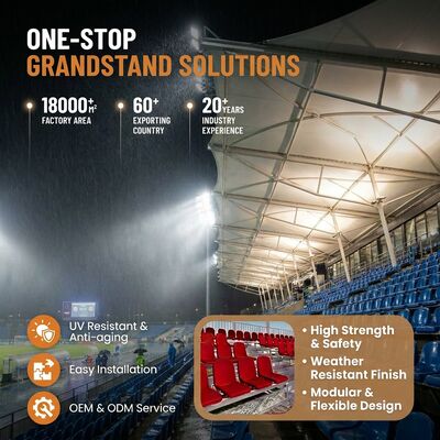 Good price Weatherproof Quick Installation Metal Bleachers with Customizable Size for Stadium Seating online