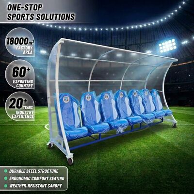 Good price Professional Football Substitute Bench with Galvanized Steel Frame and Customized Color Options - 3-Year Warranty Athletic Dugout online