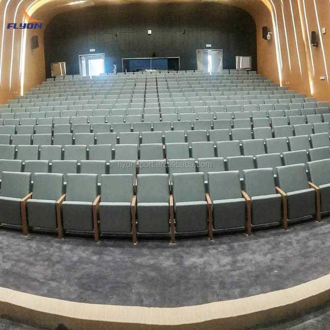 Comfortable Fabric Modern Theater Seating For School Auditorium Or Cinema 4
