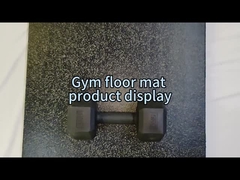 GYM Fitness Room Rubber Flooring Tiles Red Black Color OEM ODM