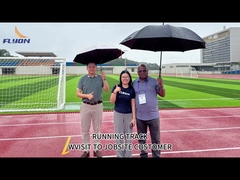 All Weather Polyurethane Athletic Running Tracks On Cement Concrete Base For Optimal Performance