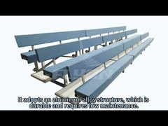 Aluminium Seating System, Stadium New Soft Seats Steel Frame Metal Bleacher