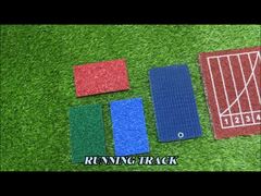 IAAF Approved Rubber Running Track with 9 - 15 mm Thickness and 10 - 15 Years Service Time