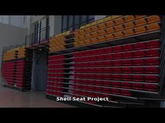 EN 13200 Certified Retractable Bleacher Seating with 5-Year Warranty and 200-500 People Capacity