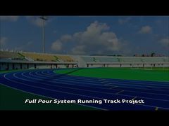 Full Pour System Athletic Running Tracks IAAF Certification