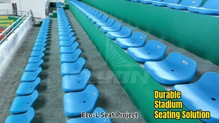 Eco L Stadium Seating Durable HDPE Blow Molded