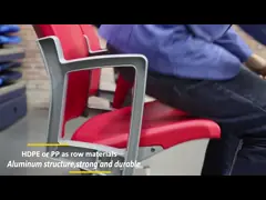 Anti UV Plastic Fixed Stadium Seating For Outdoor Football Field
